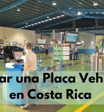 Revisar una placa vehicular en Costa Rica